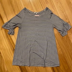 SweetSalt Navy Striped T-Shirt